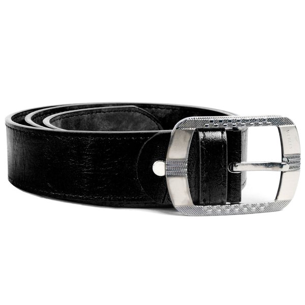 Men's belt classic - black